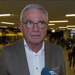 Innenminister Thomas Strobl wird interviewt