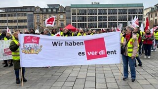 In Kaiserslautern haben heute Mitarbeiter des öffentlichen Dienstes getreikt