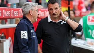 Mainz-05-Boss Christian Heidel schmiedet gemeinsam mit Trainer Urs Fischer schon wieder Pläne für die kommende Saison.
