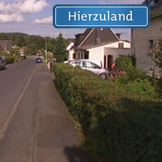 Die Waldstraße in Langenhahn