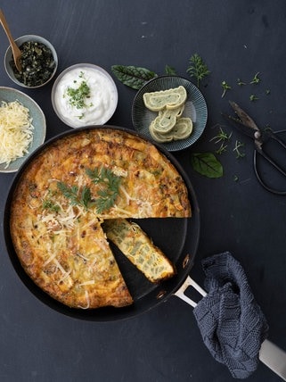 Maultaschentortilla aus dem Pfännle