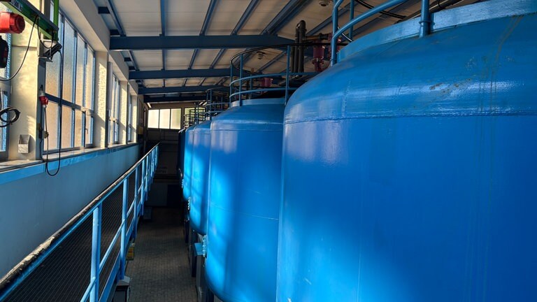 Filteranlage im Wasserwerk Ludwigshafen