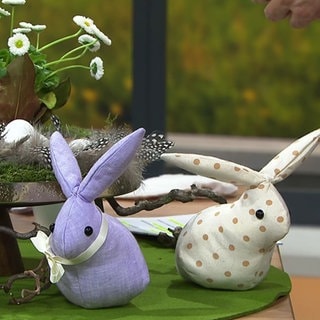 Genähte Osterhäschen