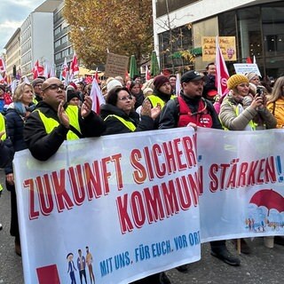 Demo "Kommunen am Limit" in Stuttgart