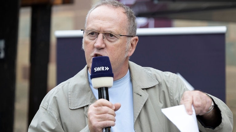 Tom Hörner ("Stuttgarter Zeitung""Stuttgarter Nachrichten") am Dienstag (26.8). beim Weindorf-Treff Stuttgart 2026.