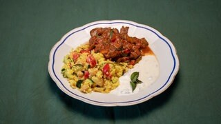 Hannah Braß Gericht: Mediterraner Ziegentopf mit Couscoussalat 