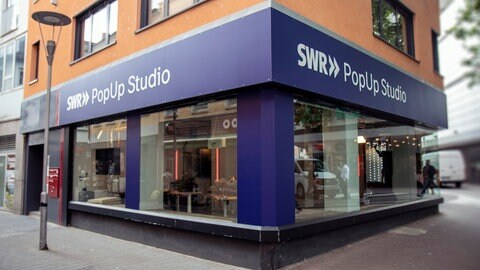 Das SWR PopUp Studio in der Mainzer Betzelsstraße 27
