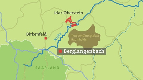 Karte von Berglangenbach