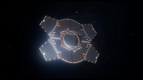 Die Weltraummission LISA im All: Ein Satellit misst per Laser den Abstand