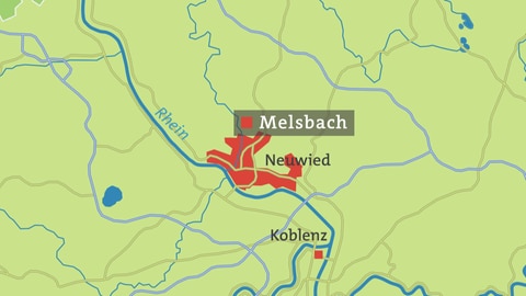 Karte von Melsbach