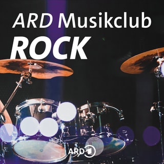Schlagzeug mit dem Schriftzug "ARD Musikclub Rock"