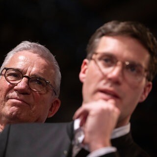Thomas Strobl (CDU, l), Innenminister von Baden-Württemberg, und Manuel Hagel, Spitzenkandidat der CDU für die Landtagswahl in BW