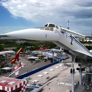 Tupolev auf dem Außengelände des Technikmuseums in Sinsheim