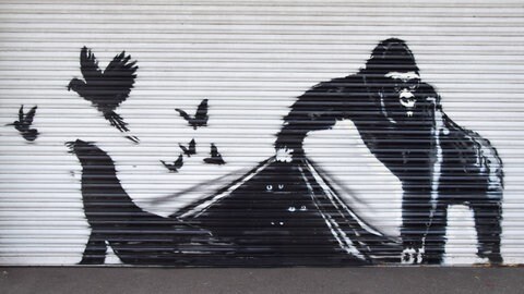 Banksy-Kunstwerk