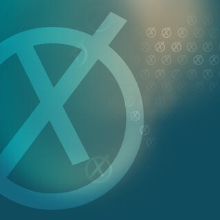 Blauer Hintergrund mit weißen Wahlkreuzen als Symbolbild für die Bundestagswahl 2025 in Baden-Württemberg und Rheinland-Pfalz