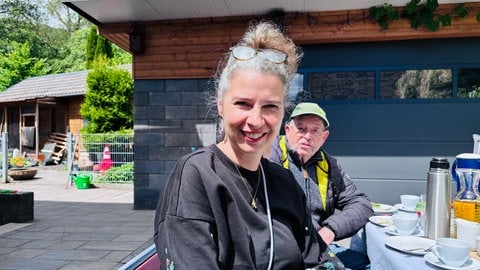 Daniela Scheele wohnt mit ihrer Familie eigentlich in Köln. Sie haben aber in Jünkerath ein Haus, in dem sie ihren Urlaub verbringen.