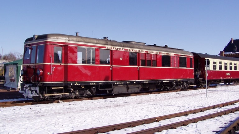 Triebwagen 187 025 NWE T3 (Bo'Bo'de, Wismar, Baujahr 1938)