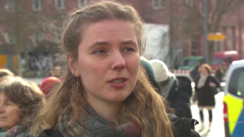 Die Freiburger Klimaaktivistin Greta Waltenberg