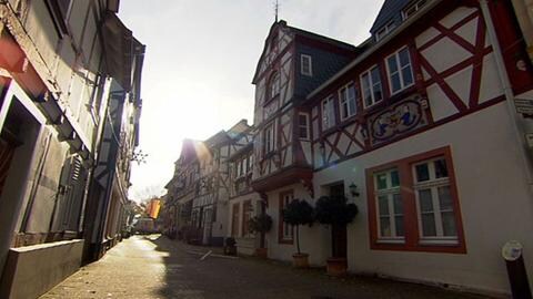 Blick auf Gasthaus Schwanen
