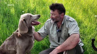 Ralph Steffen zusammen mit seinem Hund Cliff