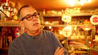 Holger Laub sammelt Spielautomaten.