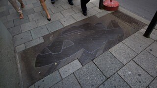 Stahlplatte als Denkmal, Ministerpräsident Kurt Eisner