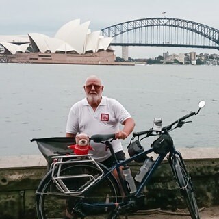 71-Jähriger aus Bingen umrundet mit dem Fahrrad Australien