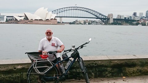 71-Jähriger aus Bingen umrundet mit dem Fahrrad Australien