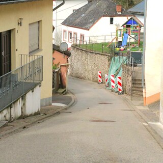 Die Kreuzbergstraße in Neuerburg