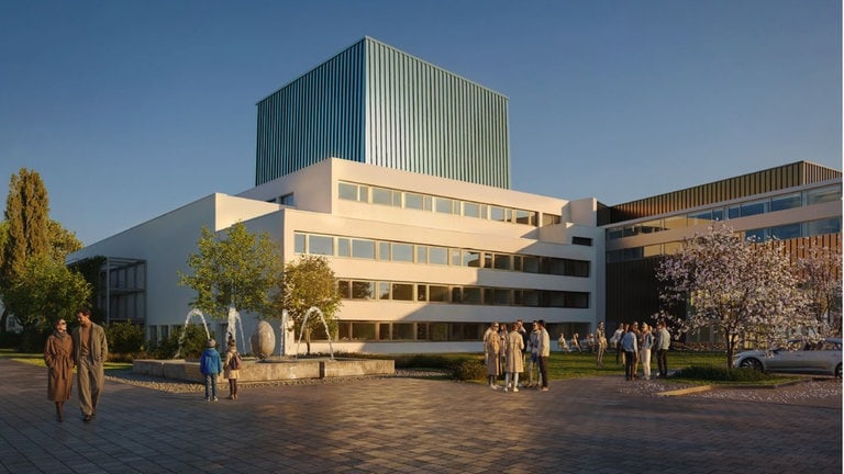 Aktueller Planungsentwurf für die Rückseite des Theater Trier. 