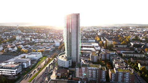 Hochhaus in Fellbach - wird der Schwabenlandtower zur millionenschweren Bauruine?