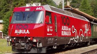 100 Jahre Albulabahn-Lok