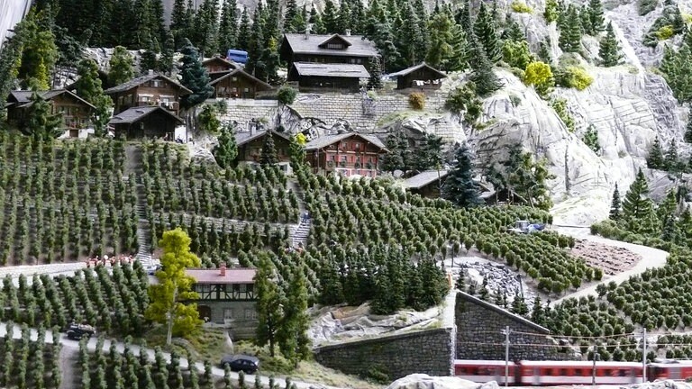 Miniatur-Wunderland Hamburg Abschnitt "Schweiz"