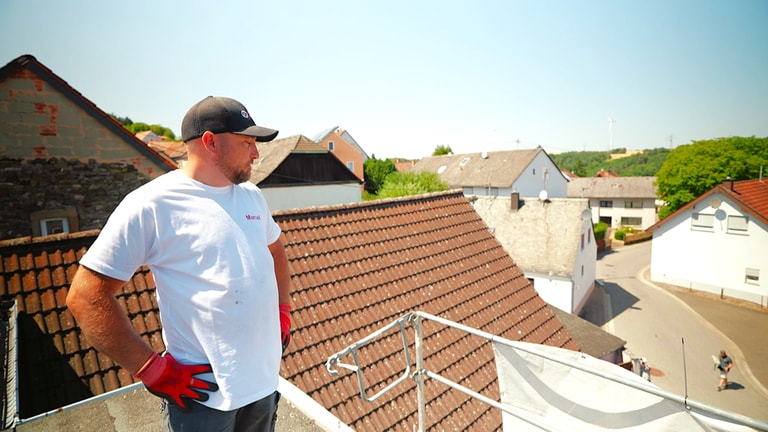 Dachdecker Marcel Michels