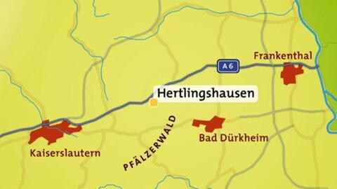 Karte Hertlingshausen