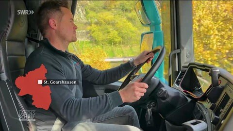 LKW wirbt für den Mittelrhein