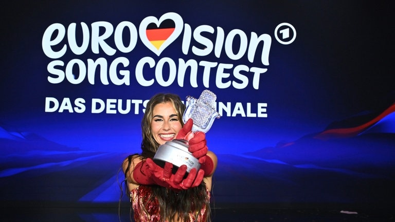 Sarah Engels als Gewinnerin der Qualifikation 