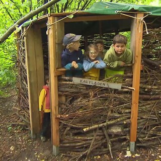Kinder in Leutkircher Waldkita