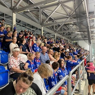 Fans beim Saisonauftakt der Adler Mannheim