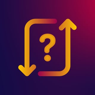 Logo zur Wärmewende mit Pfeilen und warmen Farben