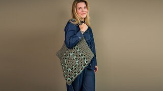 Zweifarbige Tote Bag