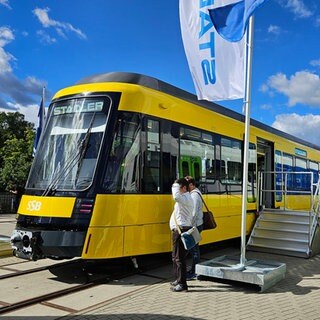 Neue Stadtbahn für Stuttgart, die ab 2028 in Betrieb gehen soll. 