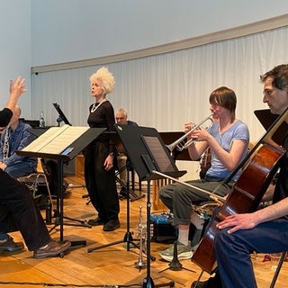 European Music Project bei der Probe im Ulmer Stadthaus