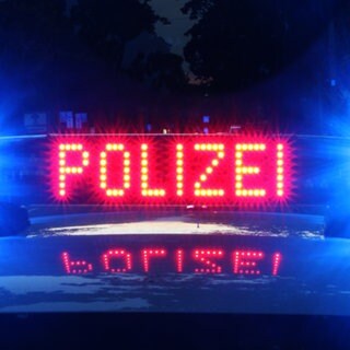 Polizeiwagen bei Nacht
