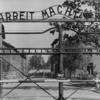 Haupttor des Nazi-Todeslagers Auschwitz