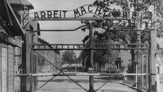 Haupttor des Nazi-Todeslagers Auschwitz