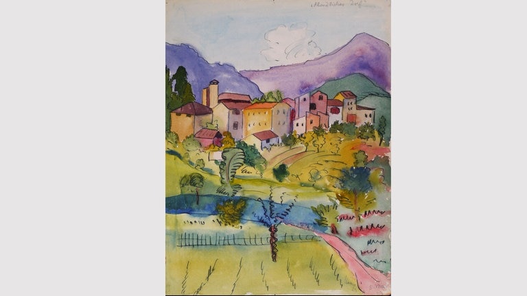Hermann Hesse, Abendliches Dorf, 1923