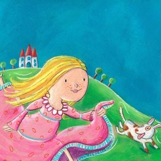 Motiv zum Kinder-Live-Hörspiel "Prinzessin Rosenblüte"