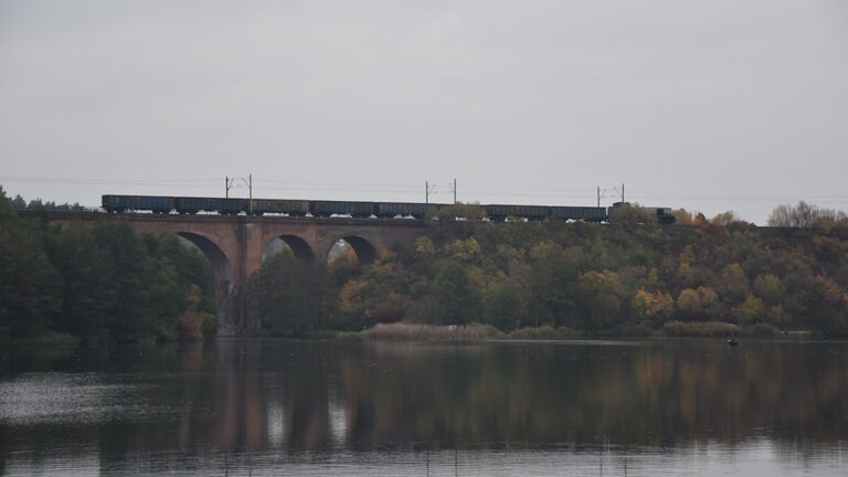 Güterzug mit einer ST48 auf dem Weg nach Kaliningrad