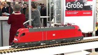 Eine Spielzeugeisenbahn der Nürnberger Spielwarenmesse 2006